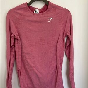 Gymshark Pink Long Sleeve Tee